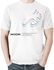 Waykk Men's Printed T-Shirt White S