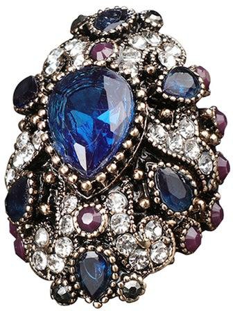 Blue Sapphire Gemstone Antique Ring