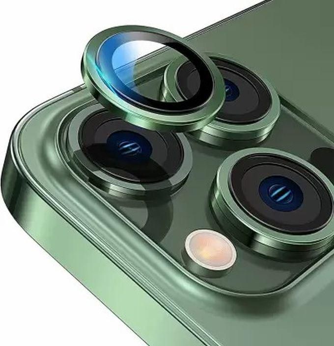 Camera Lens Protector For IPhone 14 Pro Max & 14 Pro Tempered Glass Aluminum Alloy - Green