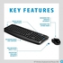 HP Wireless Keyboard And Mouse 300 Black