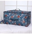 Large Portable Waterproof Storage Bag with Zippers, Heavy Duty Thick Oxford Fabric Organizer Bag Perfect for Sleeping Bags, Comforters, Blankets and Festive Decorations ((71x44x39cm) (Flower Shape (Na