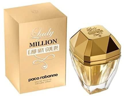 Lady Million Eau My Gold by Paco Rabanne - perfumes for women - Eau De Toilette, 80ml