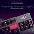 ASUS ROG Strix Scope TKL Electro Punk Mechanical Gaming Keyboard | Cherry MX Red Switches 2X Wider Ctrl Key for Greater FPS Precision PC Aura Sync RGB Lighting, Quick-Toggle