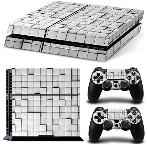 3D White Skins For Ps4 Controller - Decals For Playstation 4 Games