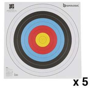 Geologic 5Faces 60x60cm Archery Target