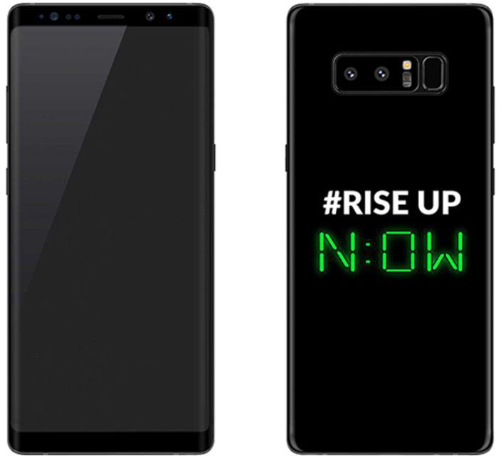Vinyl Skin Decal For Samsung Galaxy Note 8 Rise Up