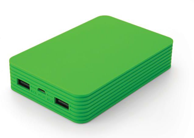 Yell 2 USB 11200mAh Power Bank BPR88 Green