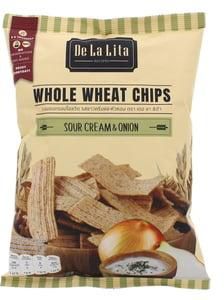 De La Lita Whole Wheat Chips with Sour Cream & Onion 70 g