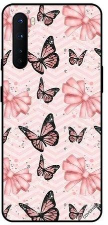 Butterflies Protective Case Cover For OnePlus Nord Multicolour