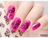 Magenta Nails 1 Sheet Of Nail Art Stickers Design As Pictures Show - N990