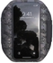 Adidas Originals Universal Sports Armband (S) Phone Holder - Touchscreen Compatible, Adjustable Strap, Reflective Denim print, 3x pockets including a key pocket, Fits up to 5.5" Phone - Black