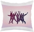 Joy Of Youth Printed Cushion Cover Pink/Purple/Blue 40 x 40centimeter