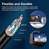 XMUXI 8K Display Port Cable 1.4 (8K@60Hz,4K@144Hz,2K@165Hz,32.4Gbps) DP To DP Cable Ultra High Speed for Laptop PC TV Gaming Monitor (3M/9.8 Feet)