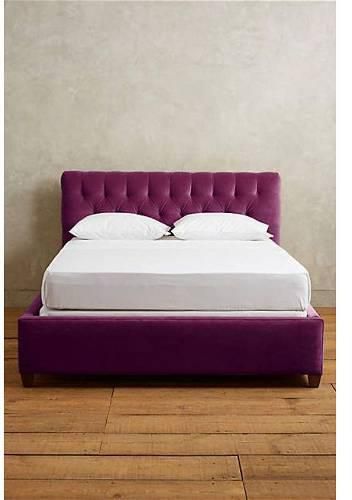 Bed, 160 cm, Purple - ZX54