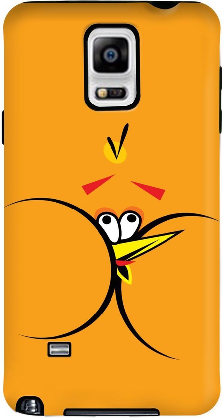 Stylizedd Samsung Galaxy Note 4 Premium Dual Layer Tough Case Cover Matte Finish - Bubbles - Angry Birds
