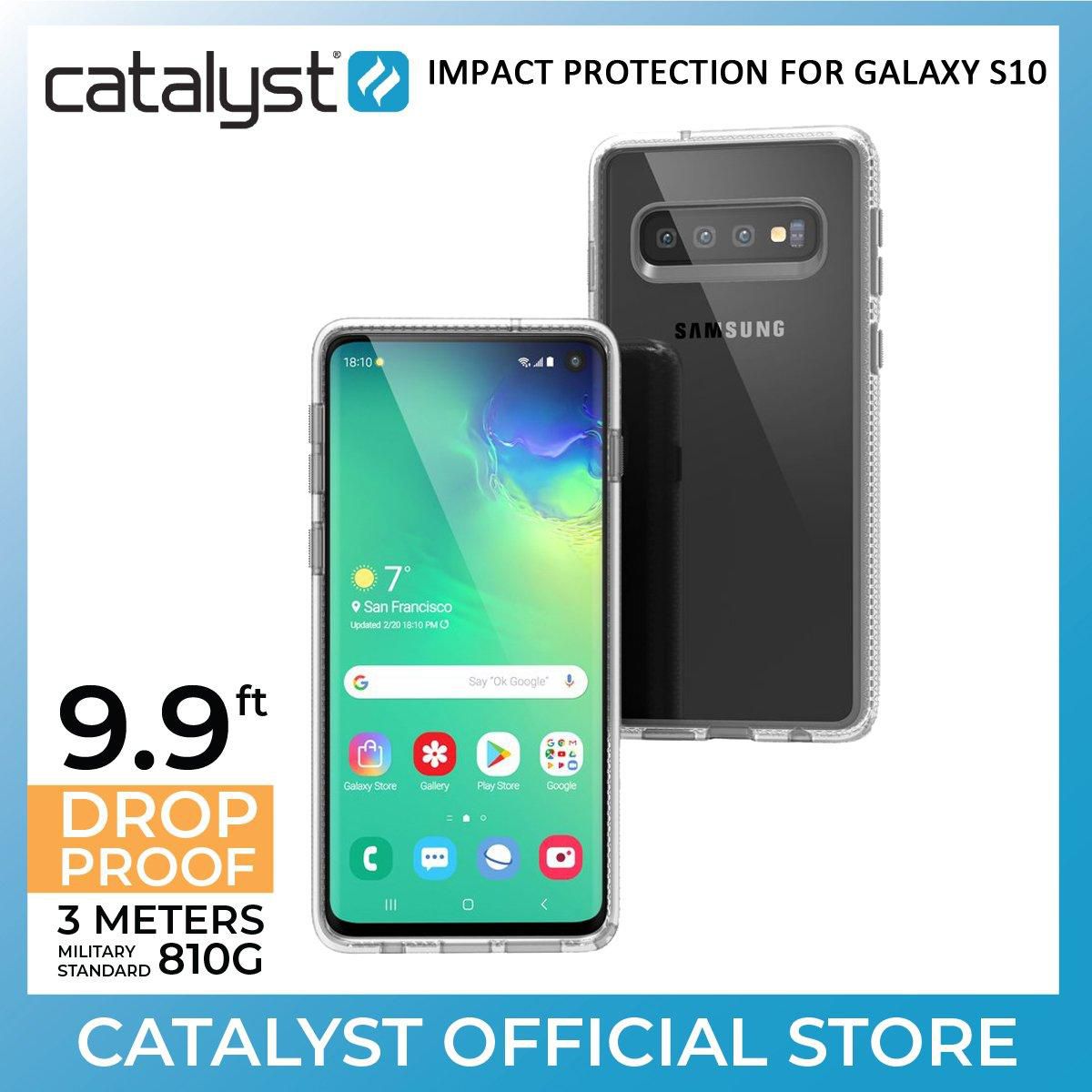 Catalyst Impact Protection Case for Samsung Galaxy S10 (Clear)