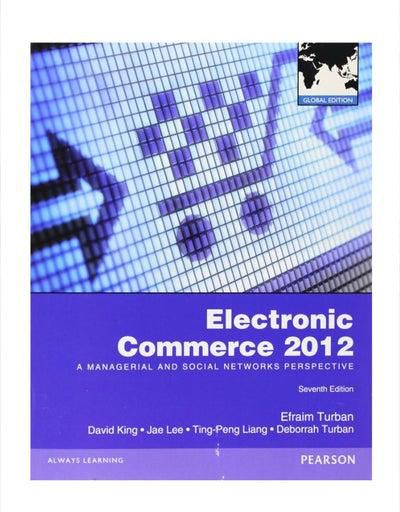 Electronic Commerce 2012 paperback english - 12/6/2011
