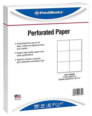 500-Sheets Perforated Paper