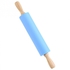 Non-Stick Silicone Rolling Pin With Wooden Handle For Dough Flour Pastry Kitchen Tool
