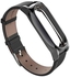 Leather Band For Mi 2 Watch Black