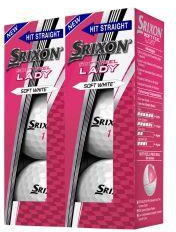 Srixon Ladies Soft Feel 6-Ball Performance Pack Golf Balls - Soft White