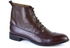 Natural Leather Classic Leazus Boots - Brown.