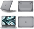 Apple MacBook Air 13-inch 2018-2019-2020 (A1932/ A2179/ A2337) - Dual Material full Protective Case - Grey