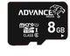 Advance Micro SD Memory Card - 8GB - Black