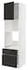METOD / MAXIMERA High cab f oven/micro w dr/2 drwrs, white/Nickebo matt anthracite, 60x60x220 cm - IKEA