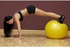 65cm Gym Exercise Swiss Fitness Pregnancy Birthing Injury Sciatica Yoga Ball - Yellow