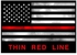 Thin Red Line Skin Cover For Macbook Air 15 2392 Multicolour