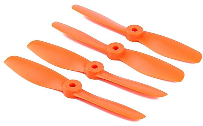 Generic 2 Pair 5045 CCW CW Propeller Prop Blade Accessory For Mini Multirotor - Orange
