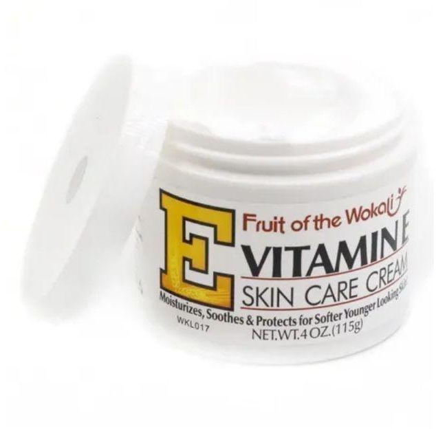 Fruit Of The Wokali Vitamin E Skin Care Cream Moisturizes, Soothes 115g