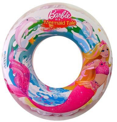 Mondo Barbie In A Mermaid Tale Swim Ring - White/Pink