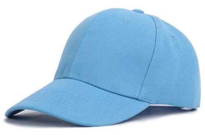 Baseball Cap For Sun Protection And Sport Activities , Sky Blue Color