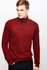 The Idle Man Brown High Roll Neck Jumper