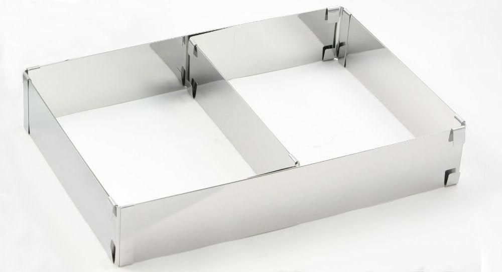 Adjustable Square Mousse Cake Frame – Stainless Steel