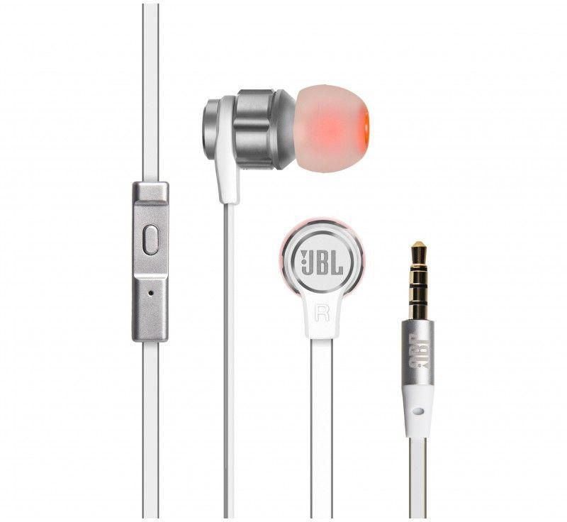 JBL Wired Earphone with Microhpne , Silver , T180A