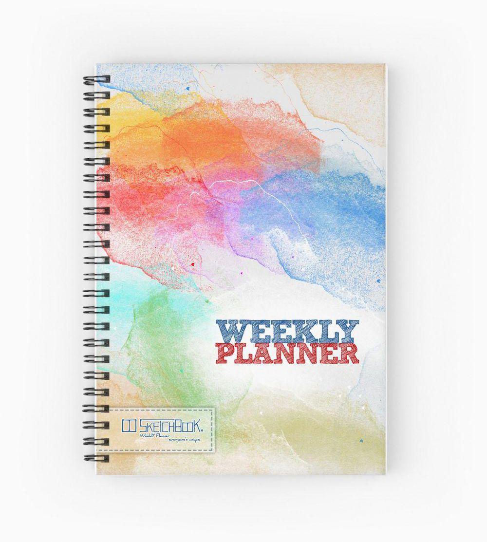 Weekly Planner 20 X 14 cm - 80 gm Paper, Stains