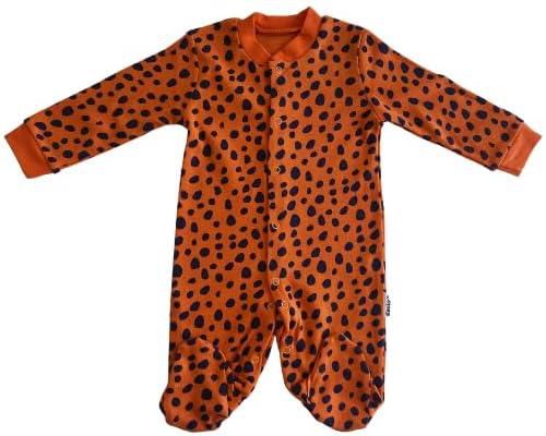 Newborn Baby Sleepsuits Footed Romper Jumpsuit Long Sleeve infant