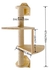 Seleeka Wall Mounted Cat Step Ladder Scratching Posts for Indoor Cats/Solid Wood Cat Hammock Bed/Cat Jumping Platform/Cat Ladder Steps/Cat Play Center/Cat Furniture