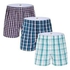 Fashion 3 Pieces Of Quality Cotton Men's Checked Boxer Short SIZE XL