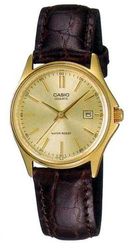 Casio LTP-1183Q-9A Leather Watch - Brown