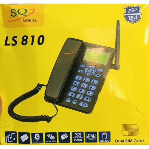 SQ LS 810 Fixed Wireless Desktop Telephone //Dual Sim //Office + Home Phone