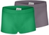 Silvy Set Of 2 Casual Shorts For Girls - Green Gray, 8 - 10 Years