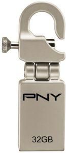 PNY PFDI32GAPPHKGE Micro Hook Attache Flash Drive 32GB