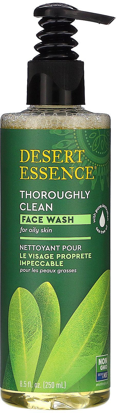 Desert Essence‏, غسول الوجه للتنظيف العميق، 8.5 أونصة سائلة (250 مل)