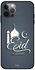 Eid Mubarak Printed Case Cover -for Apple iPhone 12 Pro Grey/White Grey/White