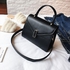 Fashion Women PU Leather Shoulder Bags - Black