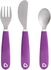 Cutlery Kit Purple, Munchkin, Purple